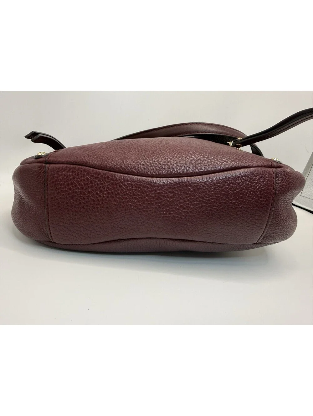 Michael Kors Burgundy Messenger Leather Shoulder Bag